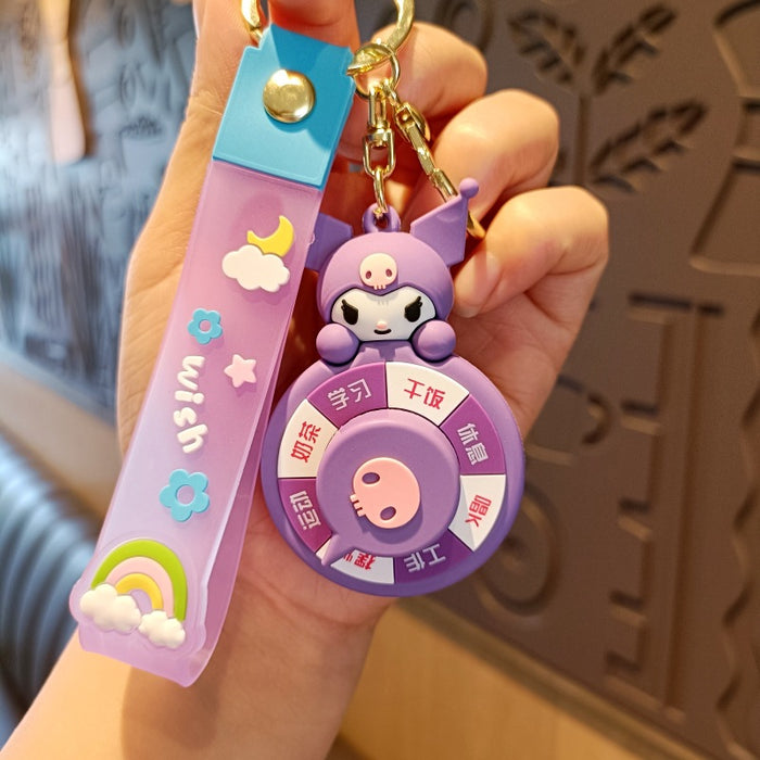 Wholesale Silicone Cartoon Doll Keychain JDC-KC-MingT163