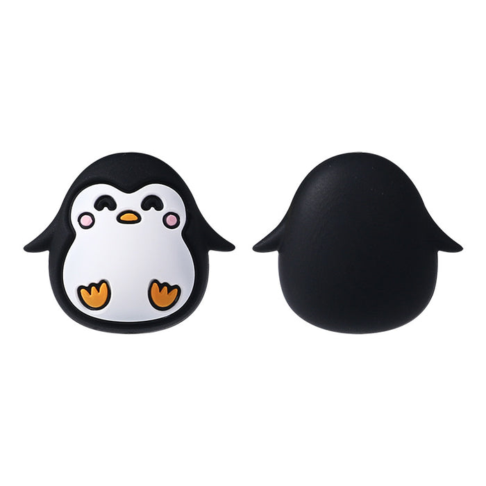 Wholesale 20pcs Silicone beads children' s teething beads necklace accessories cartoon three-dimensional highland cow silicone beads