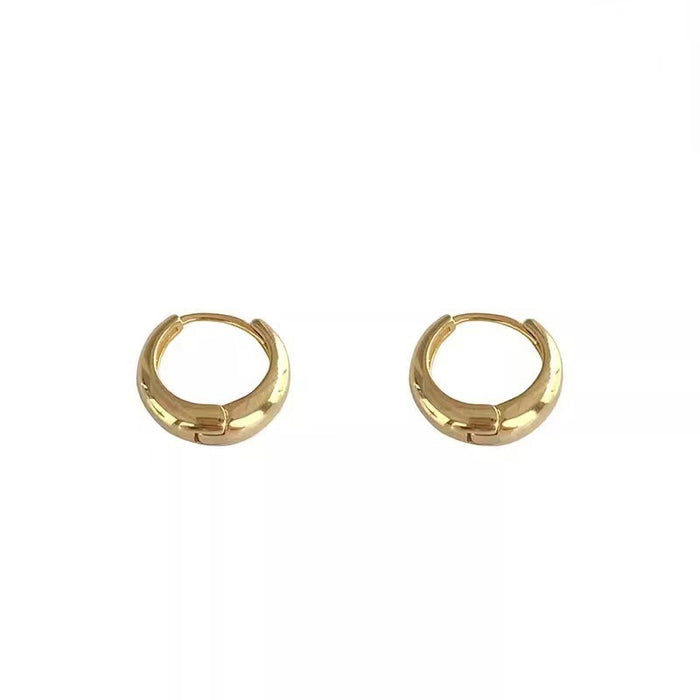 Wholesale Metal circle earrings, light luxury, niche design, ear ring for women