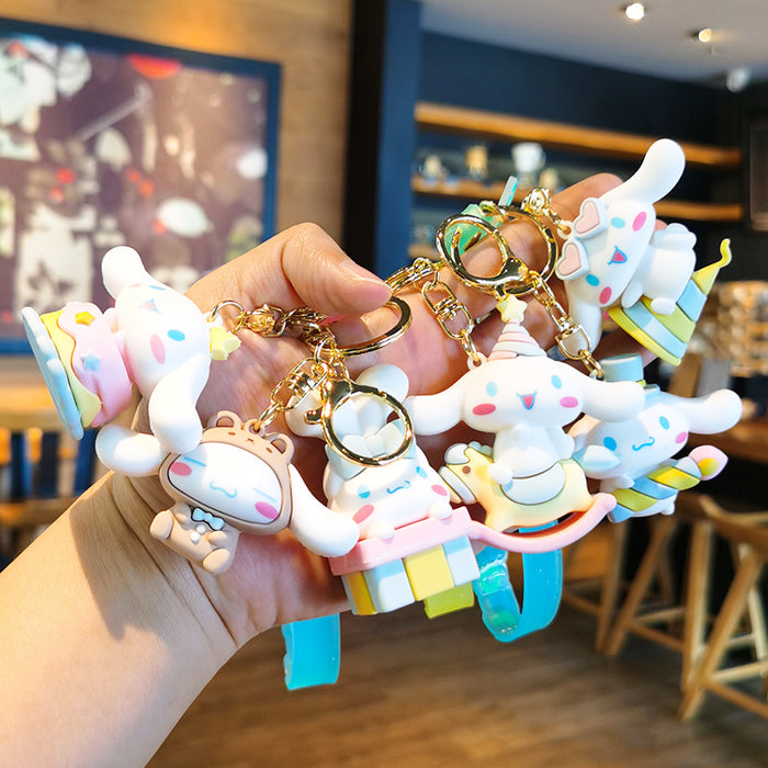 Wholesale Cartoon Doll 3D Rubber Keychain JDC-KC-Tingm082