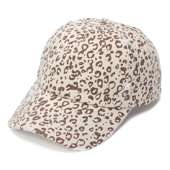 Wholesale Leopard Print Vintage Baseball Cap Fashion Accessory Gift