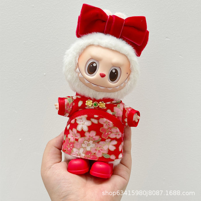 Wholesale Doll clothes can be worn and replaced with plush clothes and accessories