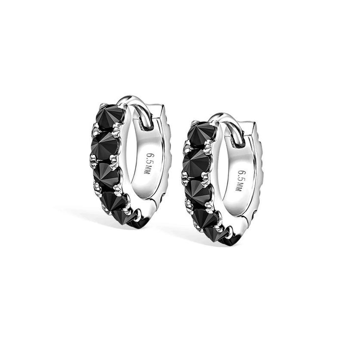 Wholesale Earrings with pure silver moissanite, light luxury and high-end accessories, simple and versatile accessories