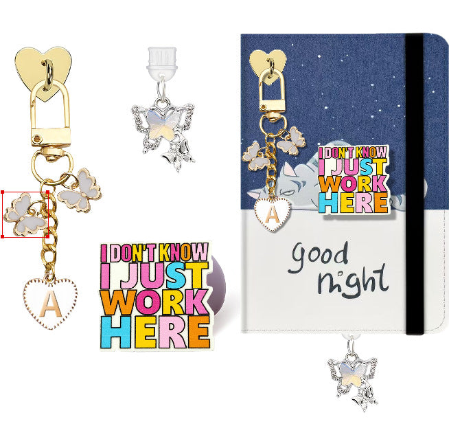 Wholesale Bow pendant phone dust plug phone stand