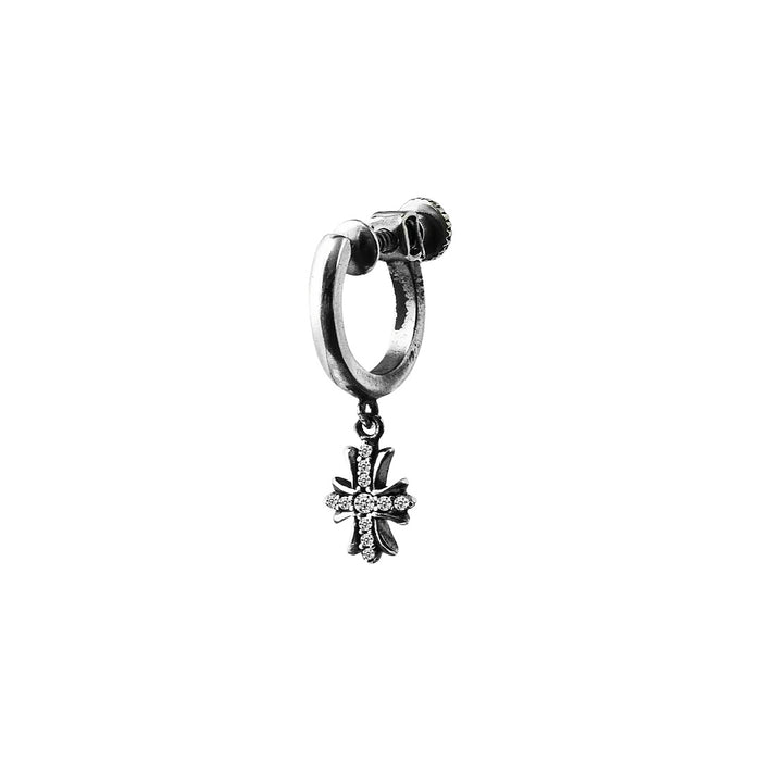 Wholesale Personalized earrings without ear holes, made with vintage cross ear clips and earrings