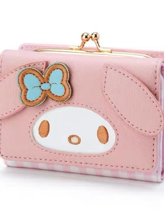 Wholesale Cute PU Leather Zipper Buckle Wallet