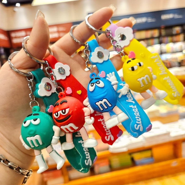 Wholesale Cartoon Doll Silicone Keychain JDC-KC-YiZhuo009