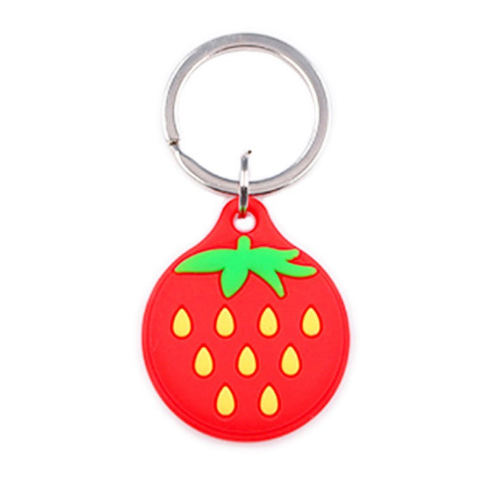 Wholesale PVC Protective Cover Cartoon Cute Anti-lost Device Silicone Protective Cover Keychain JDC-KC-YiJia001