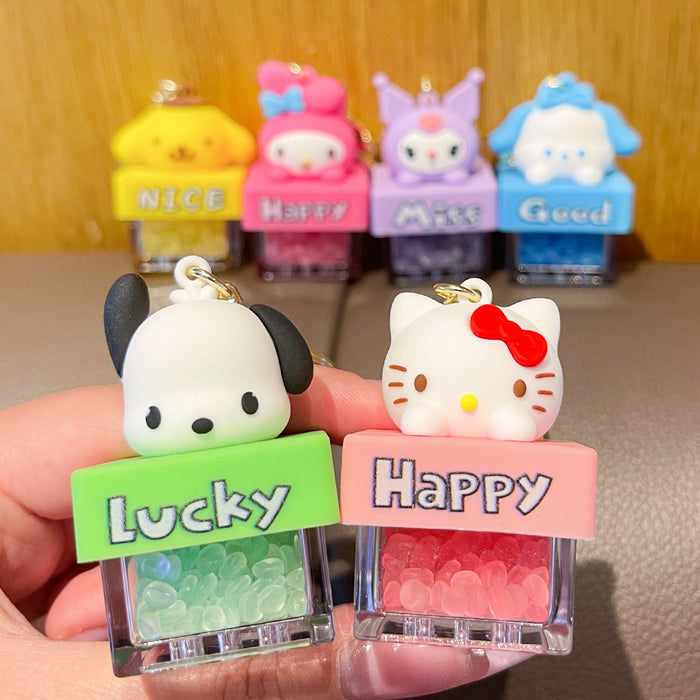 Wholesale Cute Cartoon Three-dimensional Aromatherapy Acrylic Keychain JDC-KC-ZhiZ005