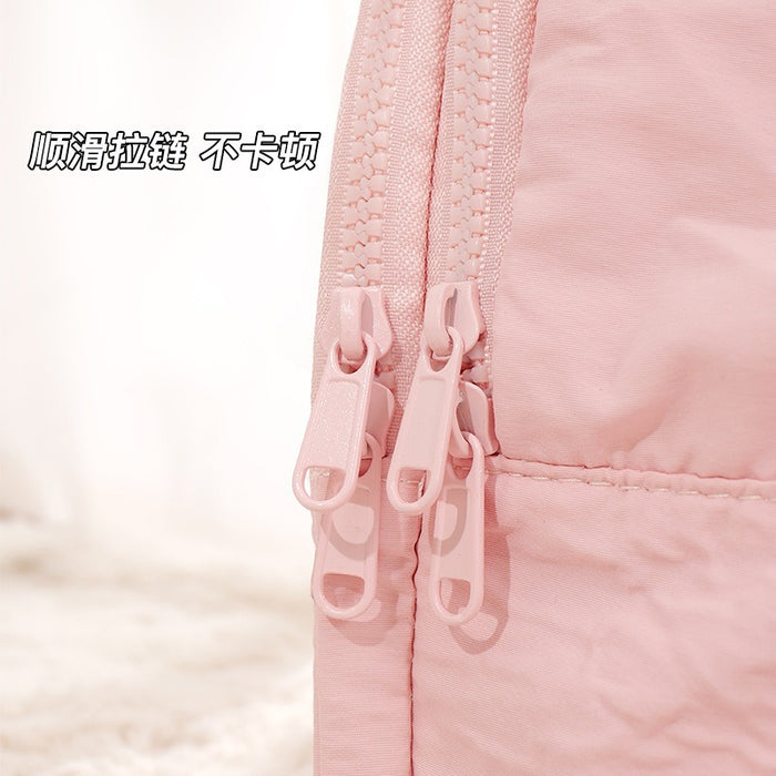Wholesale Cotton Cosmetic Bag Sweet Style Portable Travel Makeup Organizer With Compartments For Daily Use