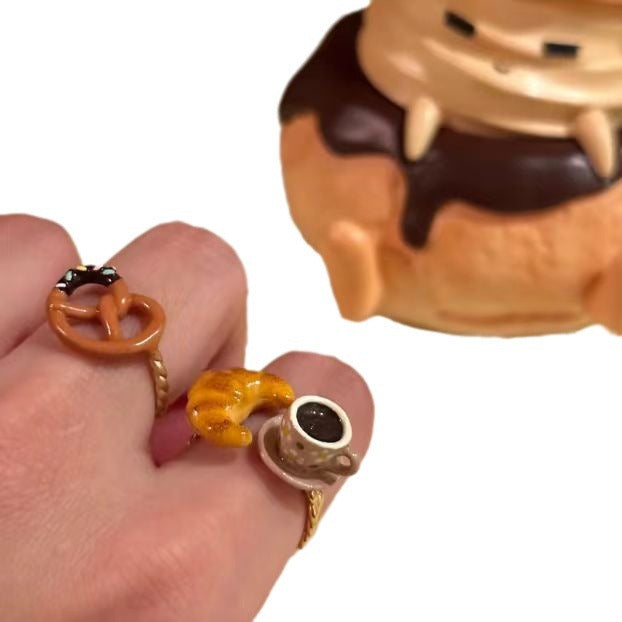 Wholesale The ring is niche, exquisite, high-end, sweet, cute, and versatile