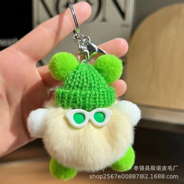 Wholesale  Coal Ball Bag Pendant  Doll Cartoon Car Keychain