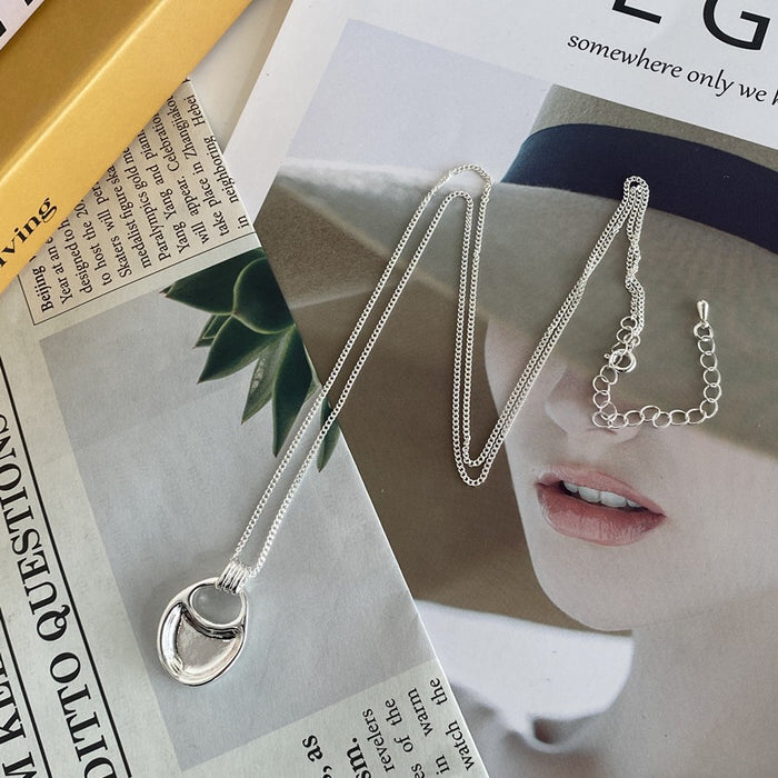 Wholesale Niche necklace, simple irregular pendant, long sweater, collarbone chain