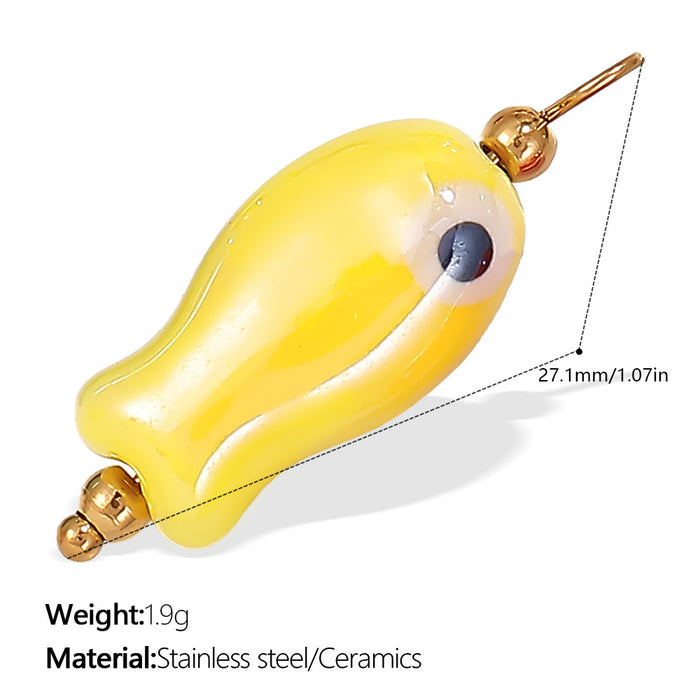 Wholesale Pendant Marine Series Small Fish Starfish Pearl Stainless Steel