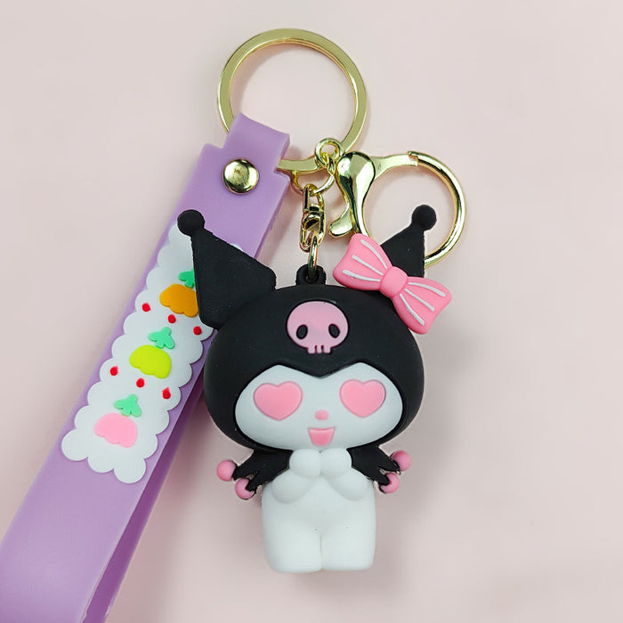 Wholesale Cartoon Doll Silicone Keychain JDC-KC-Tingm204