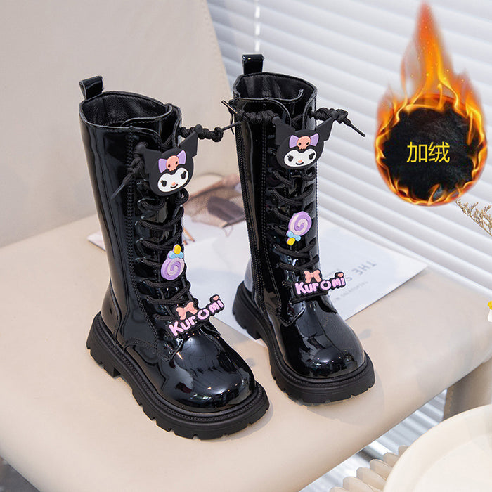 Wholesale Girls' Cotton Boots Princess Fashion High Top with Cotton Insulation Children's Winter New Style for Baby Girls' Boots JDC-KS-SB010