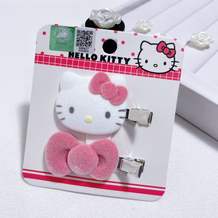 Wholesale High-quality velvet cute hair clips/ side clips
