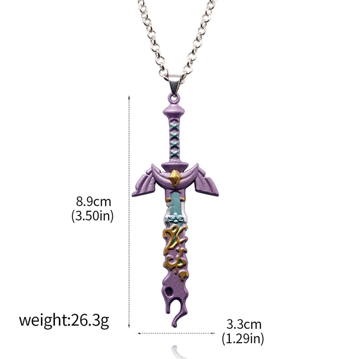 Wholesale Cartoon Bagpipe Necklace Keychain Set JDC-NE-YouM013