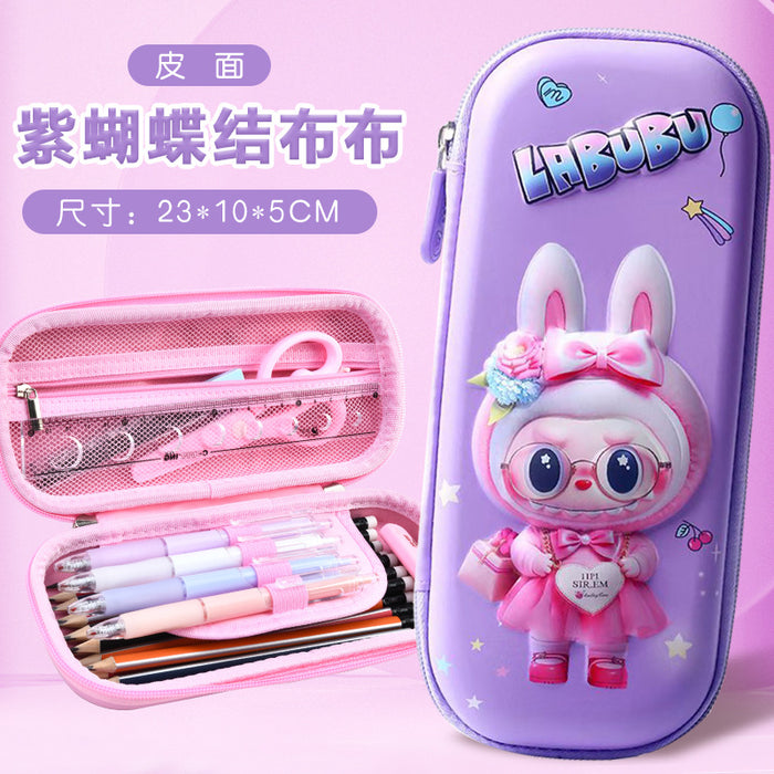 Wholesale Cartoon Pencil Case for Primary School Students Large Capacity Storage