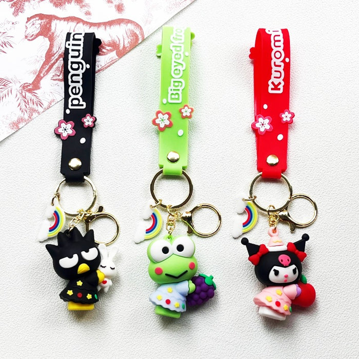 Wholesale PVC Cartoon Doll Keychain JDC-KC-WuYi140