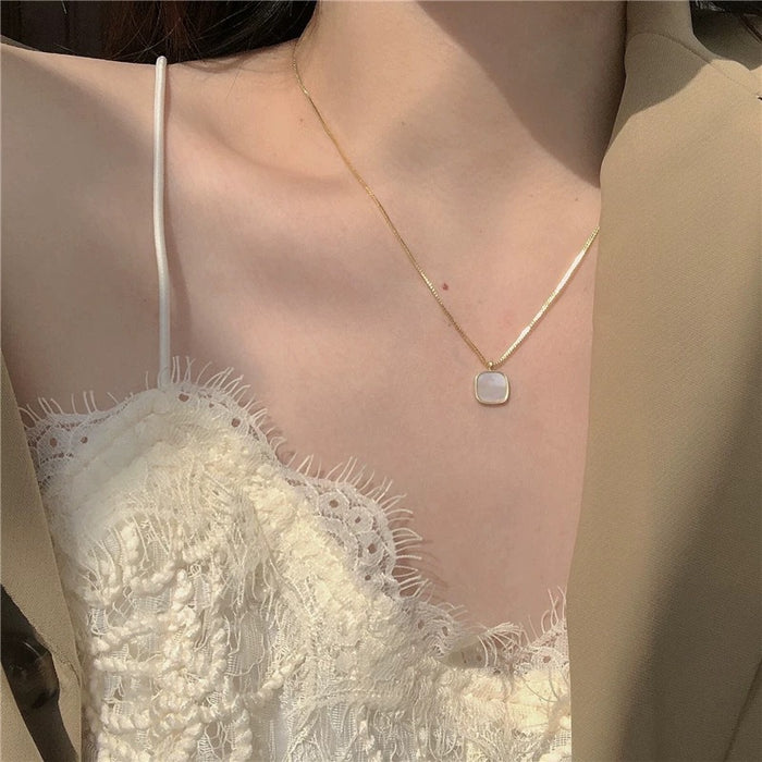 Wholesale S925 Silver  Necklace Women's  Clavicle Chain choker necklace