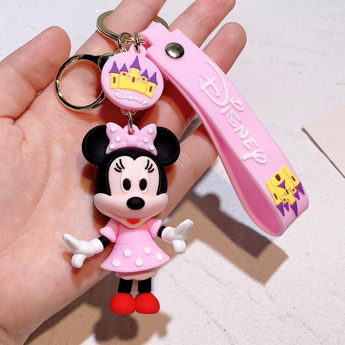 Wholesale Cartoon Silicone Doll Keychain JDC-KC-QiChao022