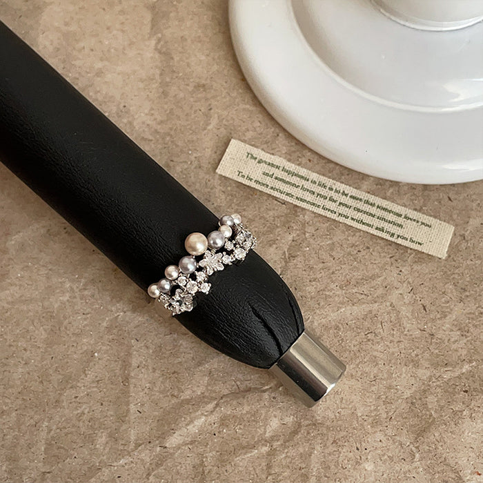 Wholesale Pearl and Zircon Ring