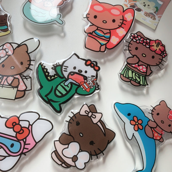 Wholesale Cute Cat Phone Airbag Stand 3m phone holder Grips