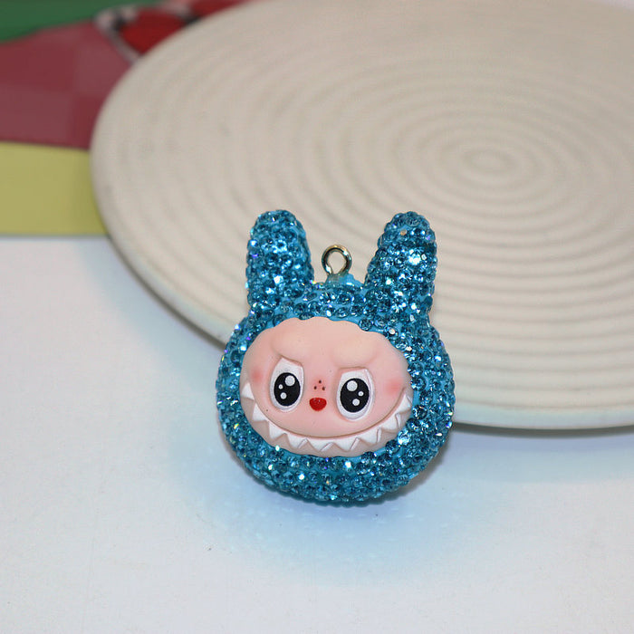 Wholesale Soft Clay Keychain with Diamonds,  Cute Personalized Bag Pendant,  Car Keychain,  Colorful Accessories