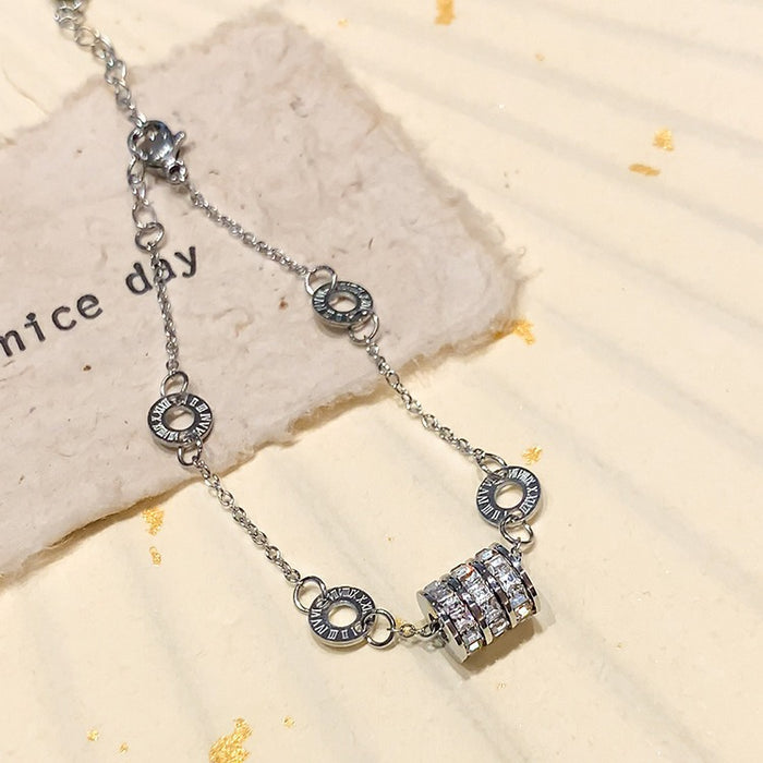 Wholesale Titanium steel stainless steel bracelet with high-end feel, fashionable and creative, exquisite new bracelet accessories