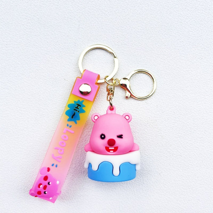 Wholesale PVC Cartoon Doll Keychain JDC-KC-WuYi281