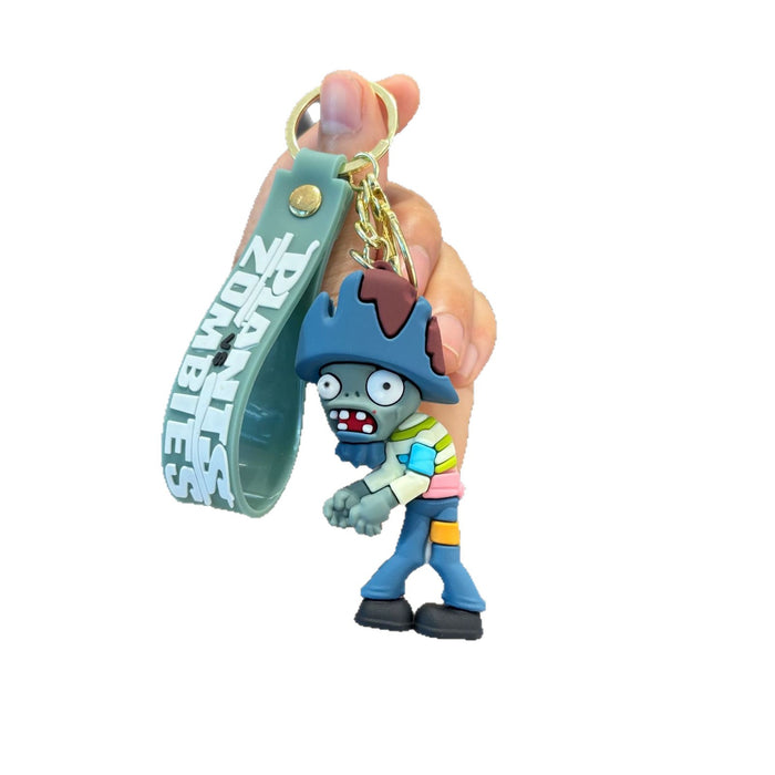 Wholesale PVC soft rubber plant doll keychain