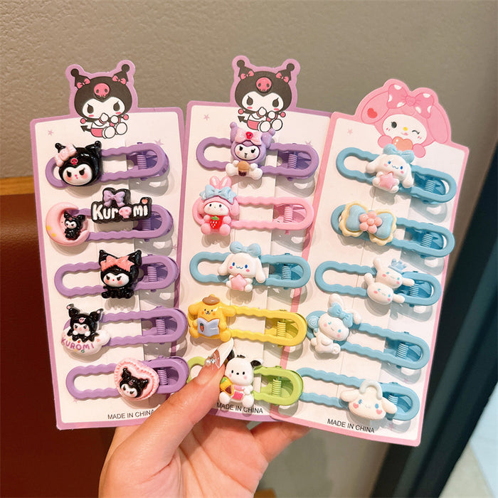 Wholesale Cartoon Hairpins Little Girls Hair Accessories Cute JDC-HC-DF010