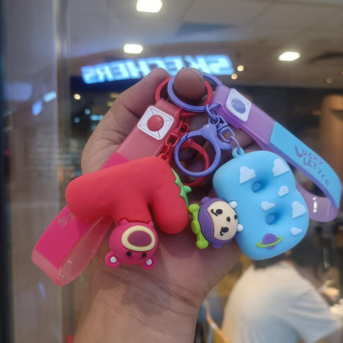 Wholesale 5pcs Cartoon Keychain