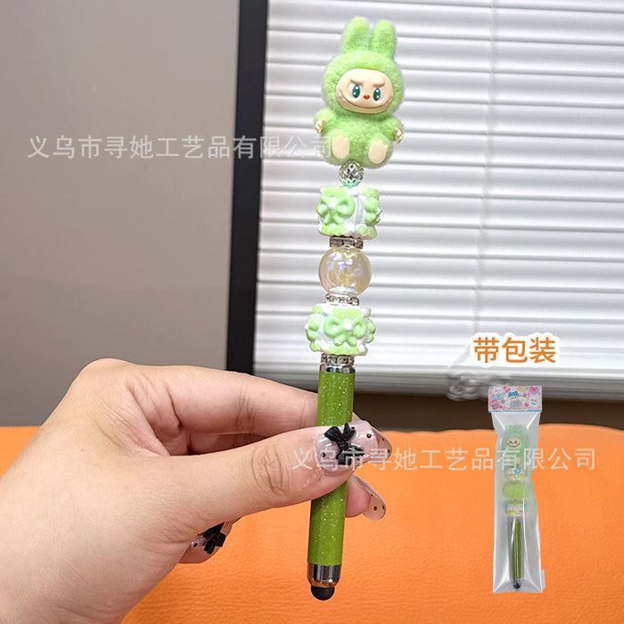 Wholesale DIY Cute Beaded Pen for Mobile Phones and Tablets Touch Screen Gel Ballpoint Pen
