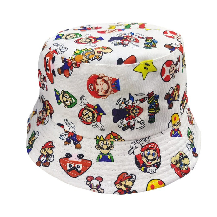 Wholesale Cartoon Print Cotton Bucket Hat JDC-FH-BoD017