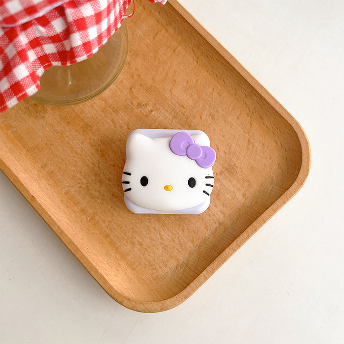 Wholesale Cartoon Cat Flip-Mirror Phone Grips