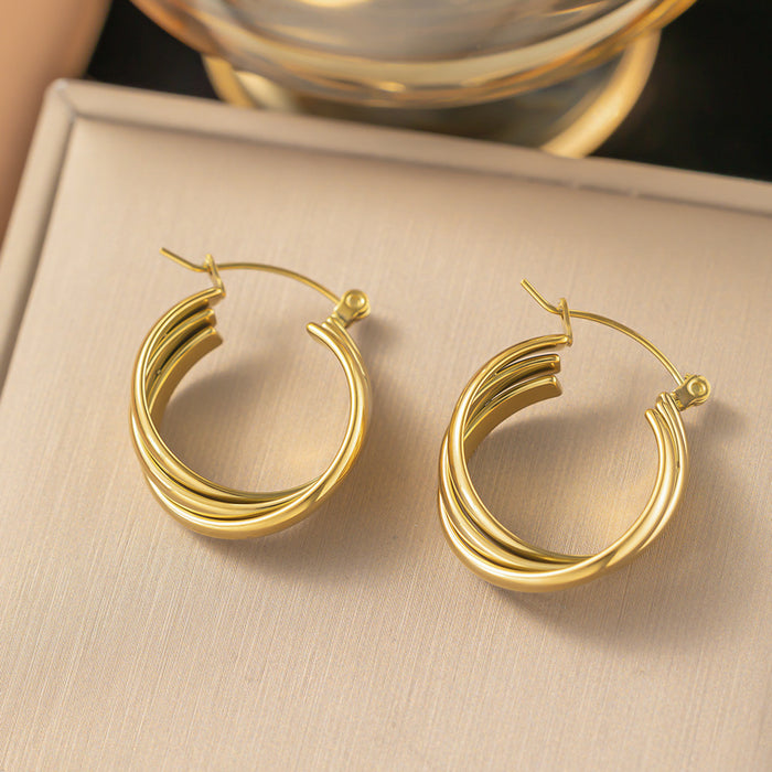 Wholesale Stainless Steel Earrings JDC-ES-YiB001