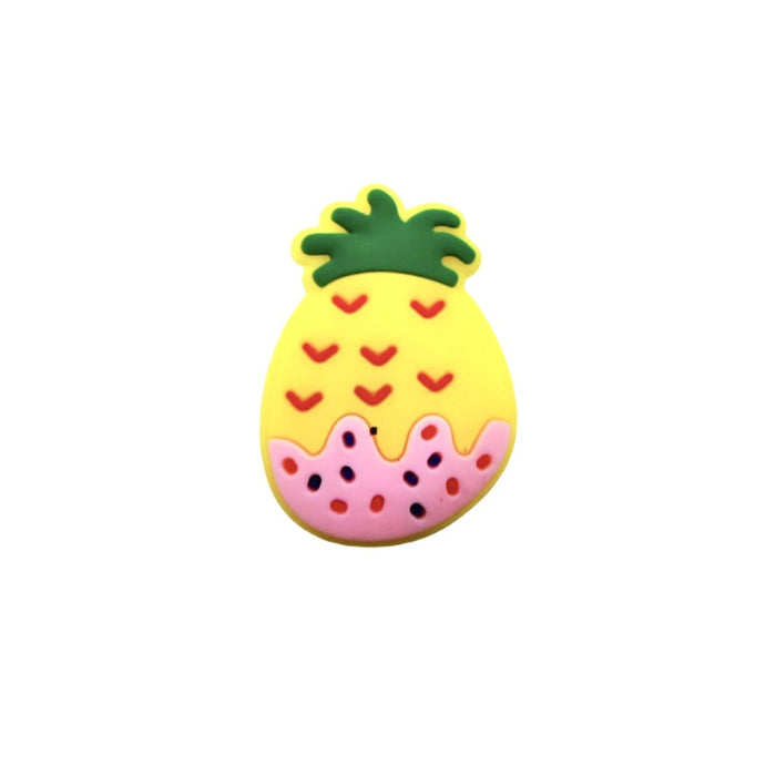 Wholesale Doughnut Hole Shoes Flower Shoe Buckle Decorative Buckle Cartoon PVC Soft Rubber DIY Accessories Shoe Flower Buckle Spot Wholesale