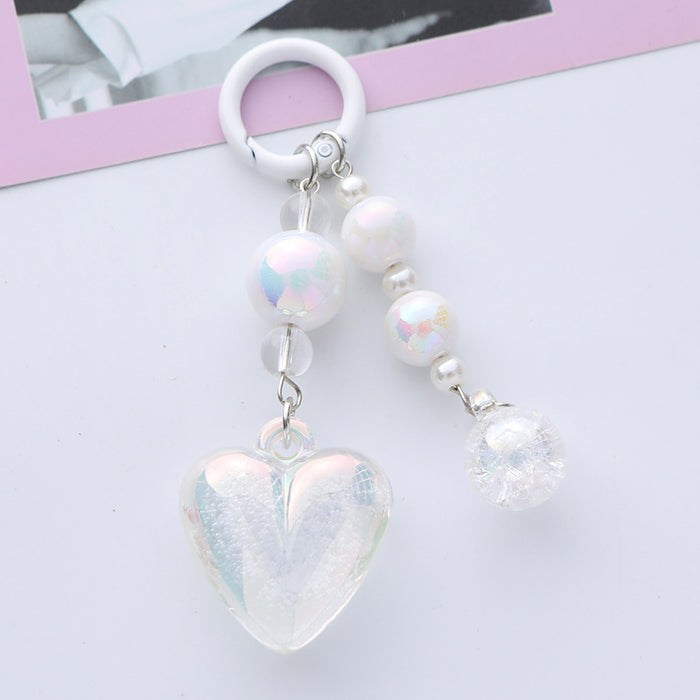 Wholesale  Acrylic Car Keychain Pendant  Accessories Headset Bag Decoration