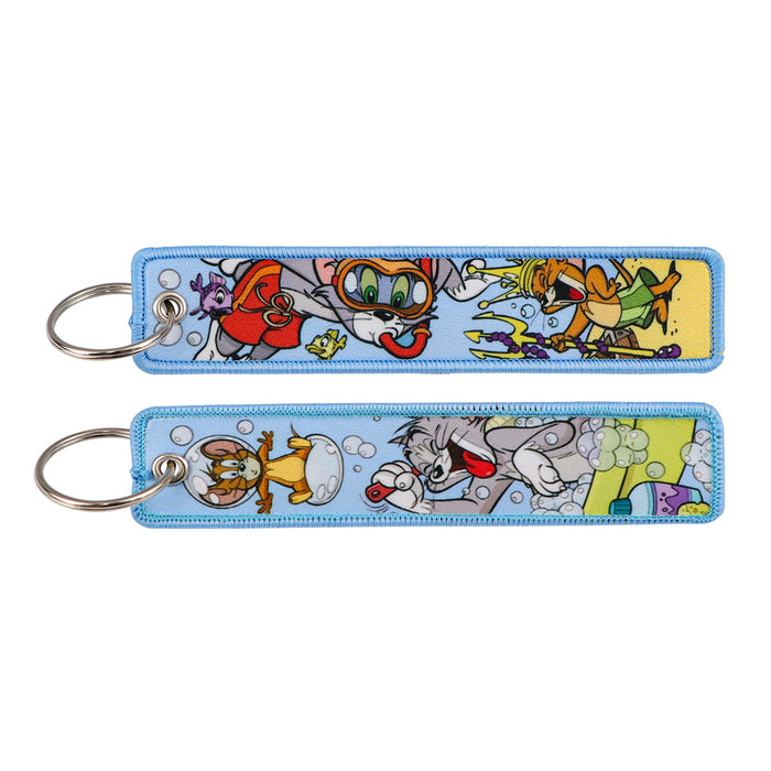 Wholesale Cartoon Cute Fabric Lanyard Keychain JDC-KC-KKX002