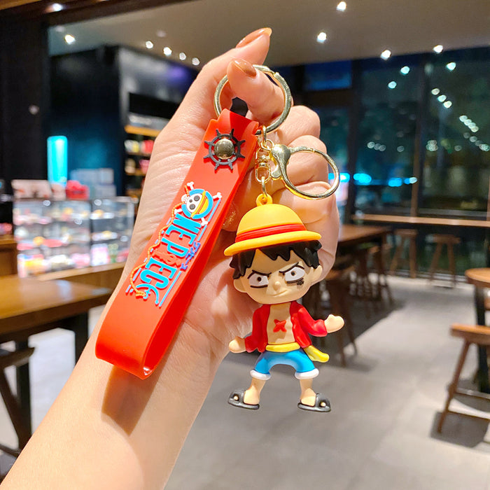 Wholesale Metal Keychain Cartoon Anime Cosplay Bag Charm Gift for Car Key Accessory MOQ≥2