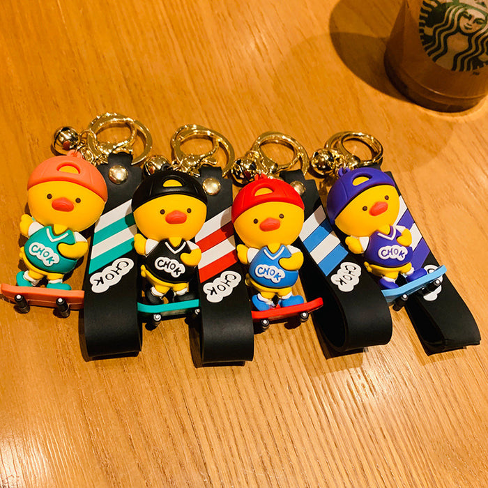 Wholesale Silicone Cartoon Doll Keychain JDC-KC-MingT110