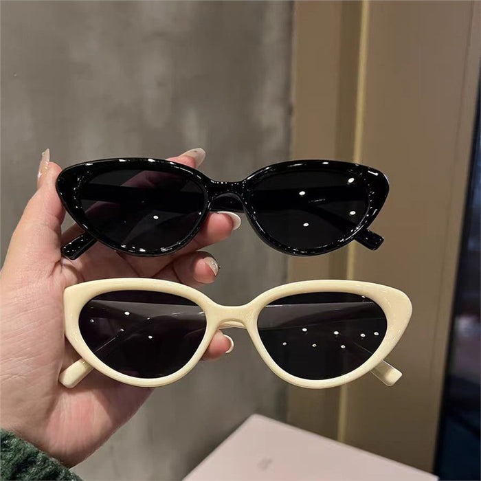 Wholesale Versatile visor sunglasses, fashionable small frame cat eye sunglasses, personalized