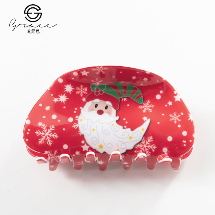 Wholesale Christmas grab clip hair clip back head headdress hairpin