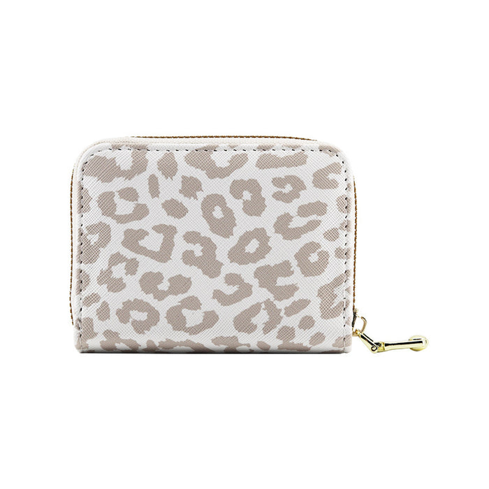 Wholesale Short Animal Print Organ Card Holder Coin Purse JDC-WT-DaoDao001