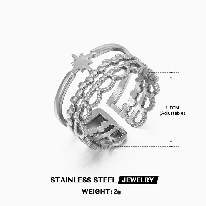 Wholesale Stainless steel Adjustable Rings female