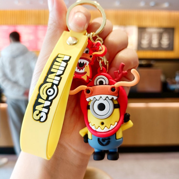 Wholesale Metal Keychain Cartoon Zodiac Design Student Gift Key Ring Accessory MOQ≥2