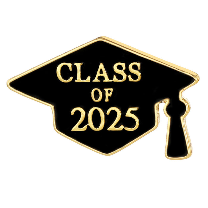 Wholesale Doctoral Hat Brooch Graduation Exam Full Score Commemorative Badge Student Gift New Style