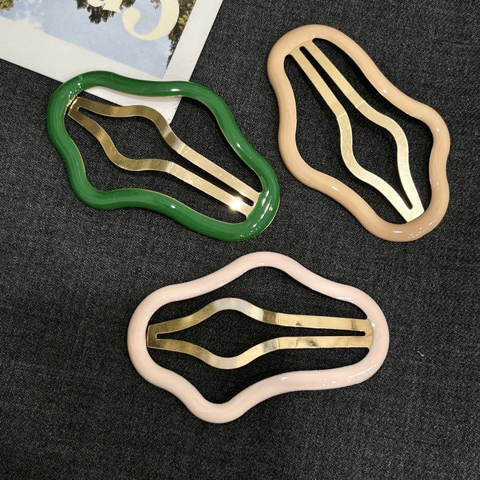 Wholesale Cloud-shaped Hollow-out Clip Side Clip Hair Clip Headwear Back of Head